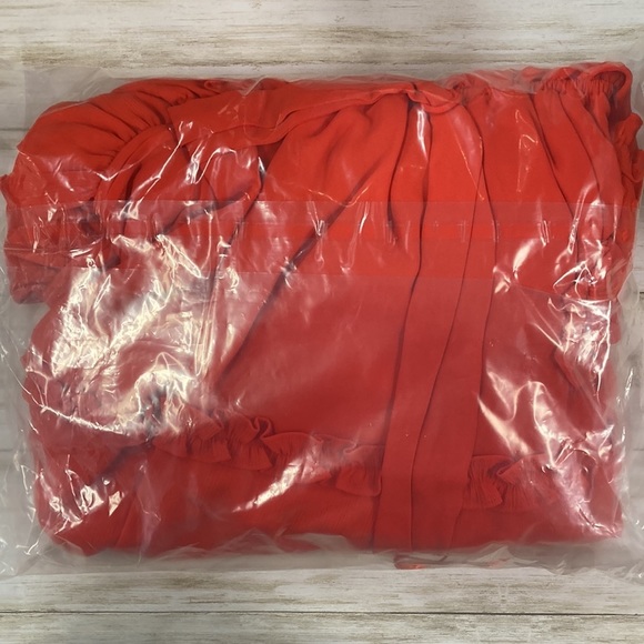 NWT! Alexis red orange dress - Picture 8 of 8